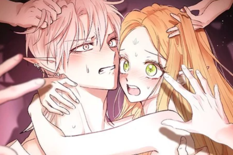 Sinopsis y Enlace de Lectura Manhwa Apareamiento De Elfos en Español Capítulo Completo, Una Apasionada Historia de Amor Fantástico